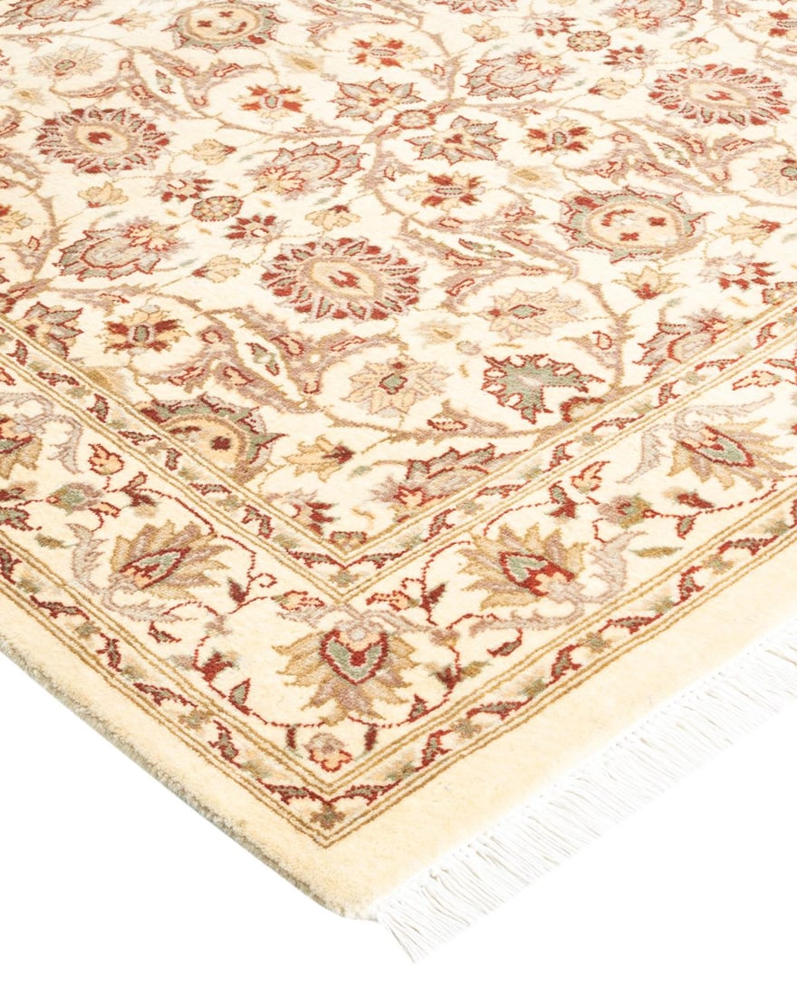 Mogul, One-of-a-Kind Hand-Knotted Area Rug - Ivory, 3' 2" x 5' 2" - 2