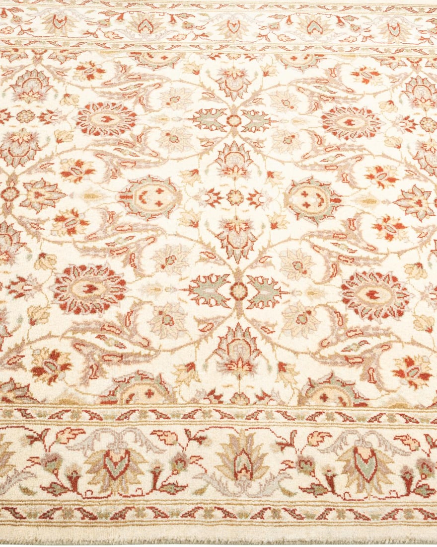 Mogul, One-of-a-Kind Hand-Knotted Area Rug - Ivory, 3' 2" x 5' 2" - 4