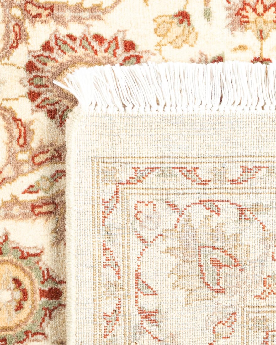 Mogul, One-of-a-Kind Hand-Knotted Area Rug - Ivory, 3' 2" x 5' 2" - 5