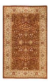 Mogul, One-of-a-Kind Hand-Knotted Area Rug - Orange, 3' 3" x 5' 4"