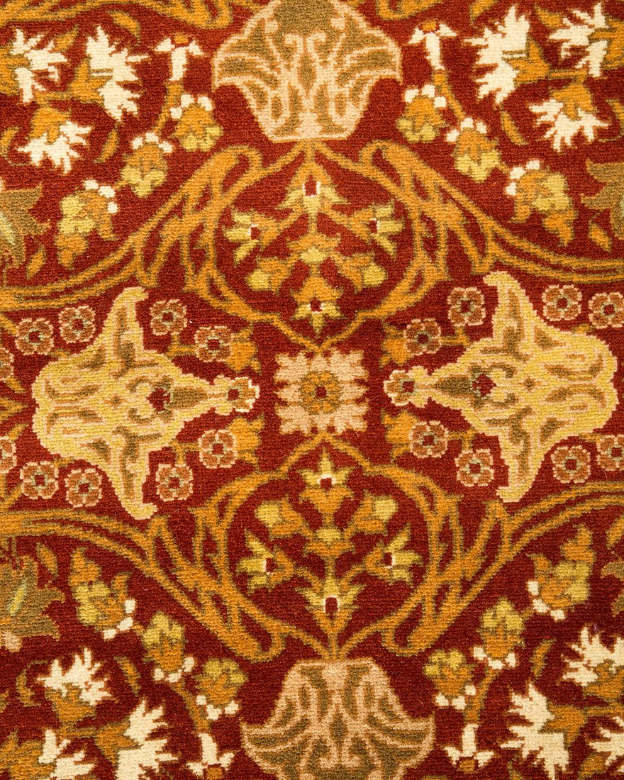 Mogul, One-of-a-Kind Hand-Knotted Area Rug - Orange, 3' 3" x 5' 4" - 3