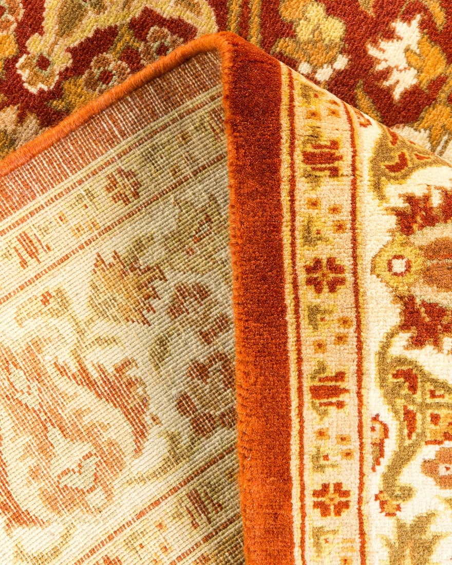 Mogul, One-of-a-Kind Hand-Knotted Area Rug - Orange, 3' 3" x 5' 4" - 6