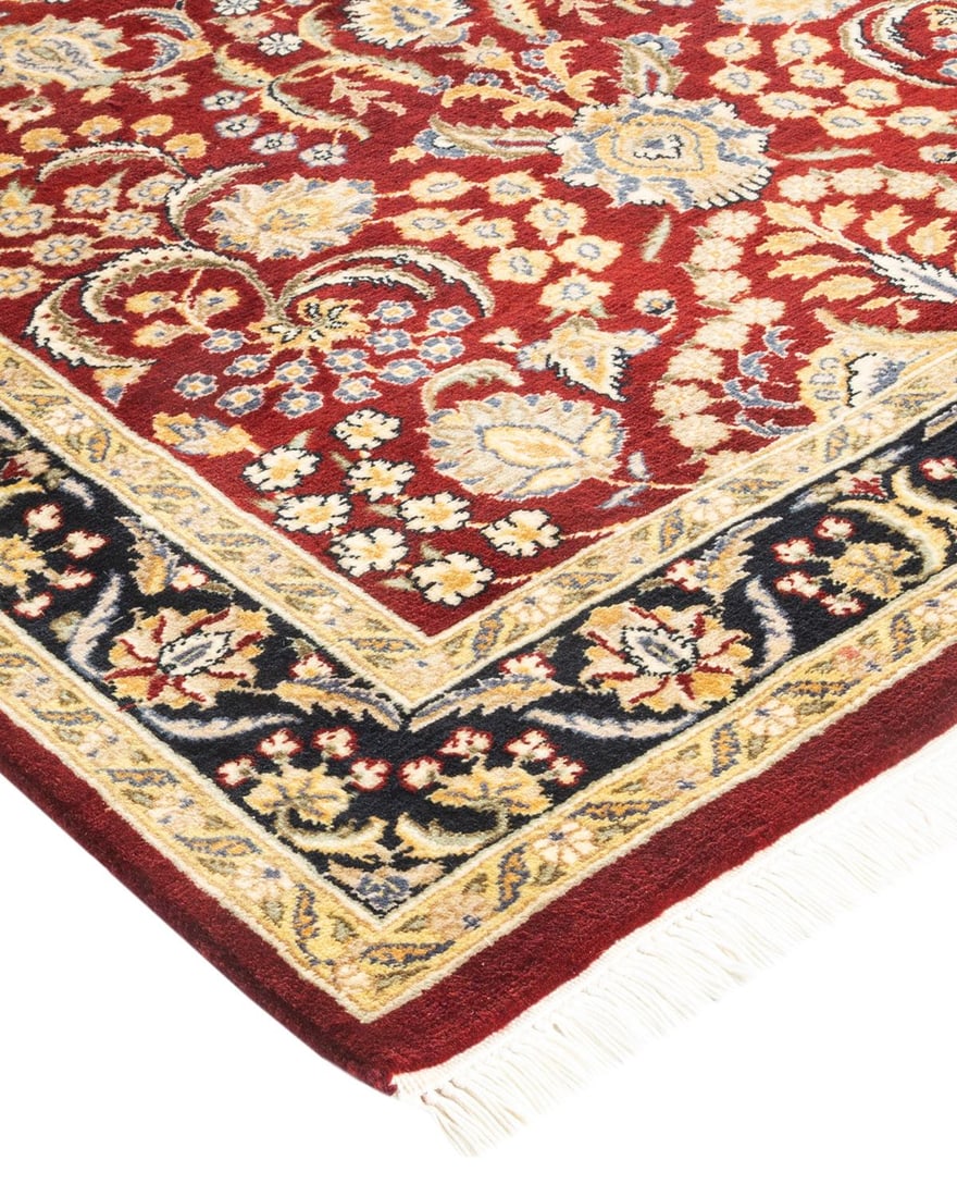 Mogul, One-of-a-Kind Hand-Knotted Area Rug - Red, 3' 0" x 4' 9" - 2