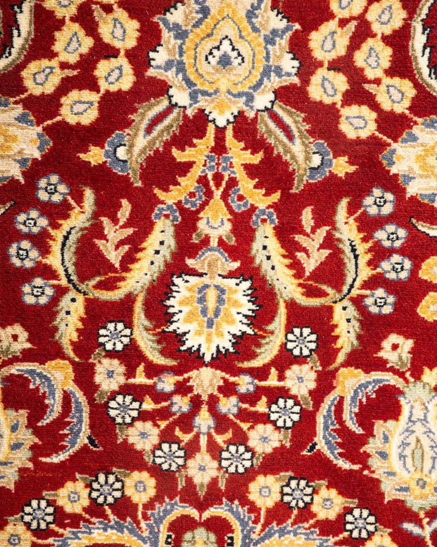 Mogul, One-of-a-Kind Hand-Knotted Area Rug - Red, 3' 0" x 4' 9" - 3