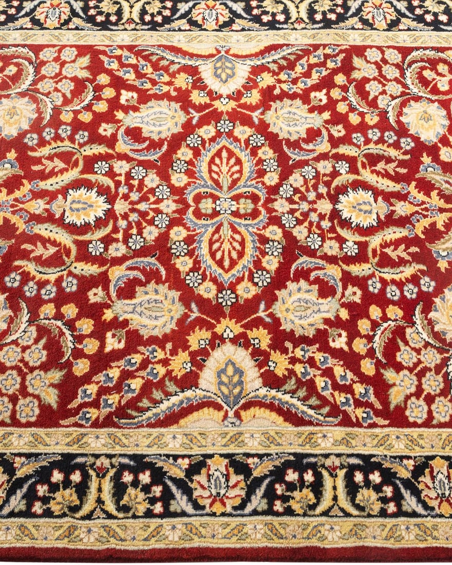 Mogul, One-of-a-Kind Hand-Knotted Area Rug - Red, 3' 0" x 4' 9" - 4