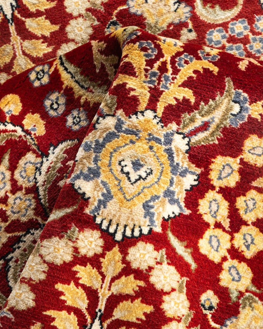 Mogul, One-of-a-Kind Hand-Knotted Area Rug - Red, 3' 0" x 4' 9" - 7