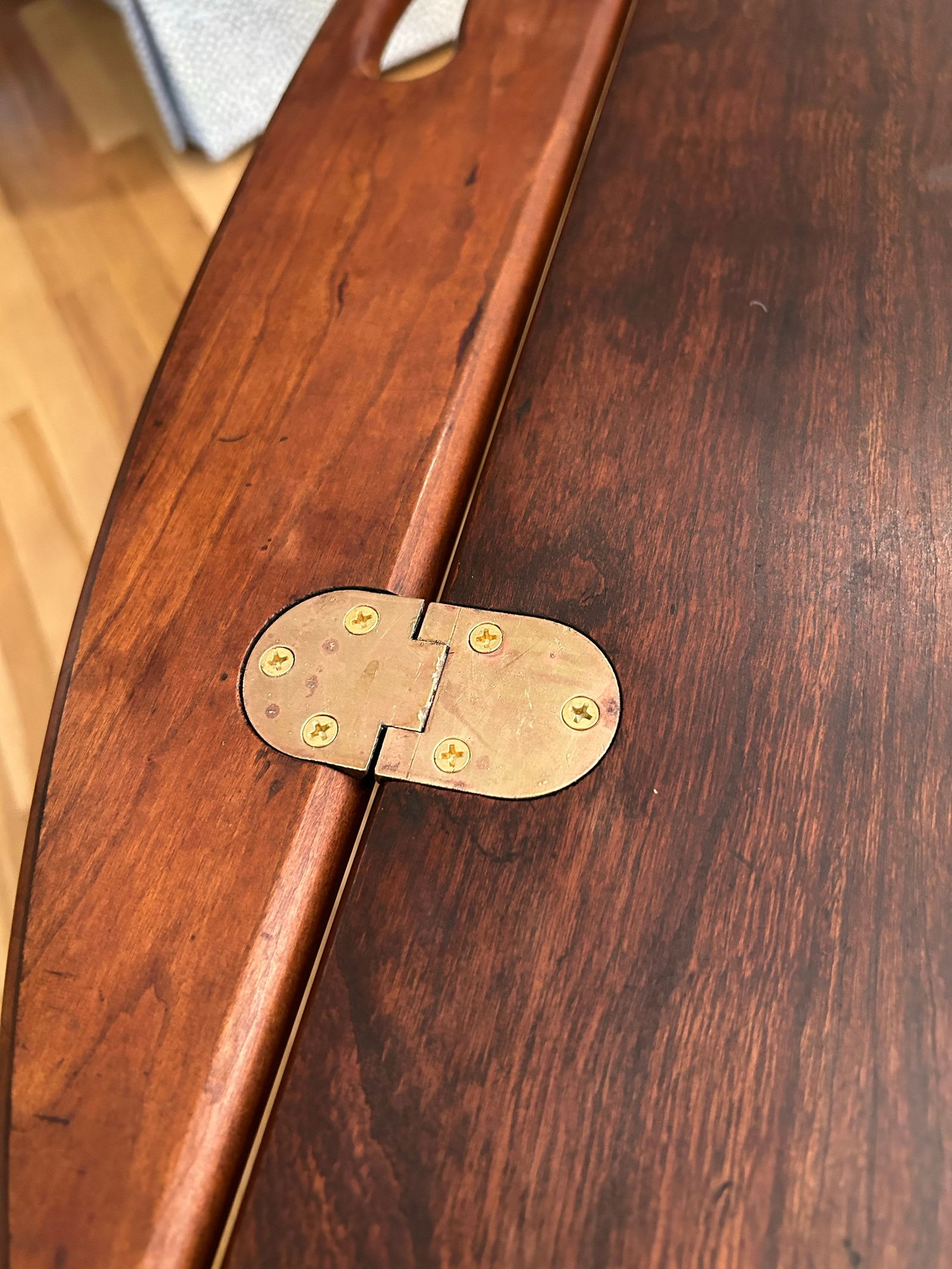 1970's Ethan Allen "Georgian Court" Butlers Tray Coffee Table - 6