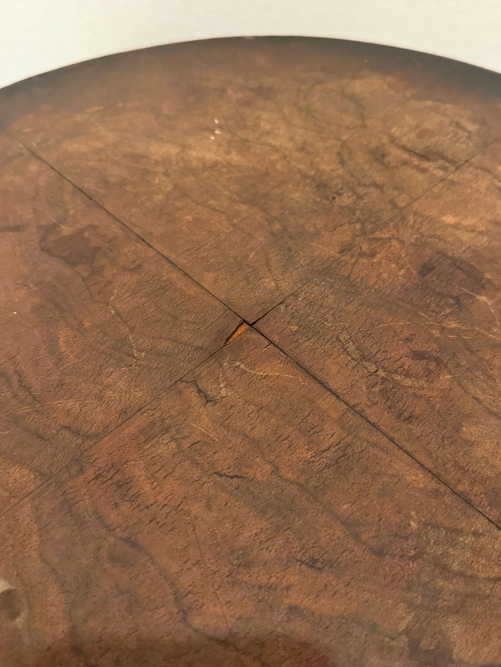 1940s Vintage Country French Carved Side Table - 4