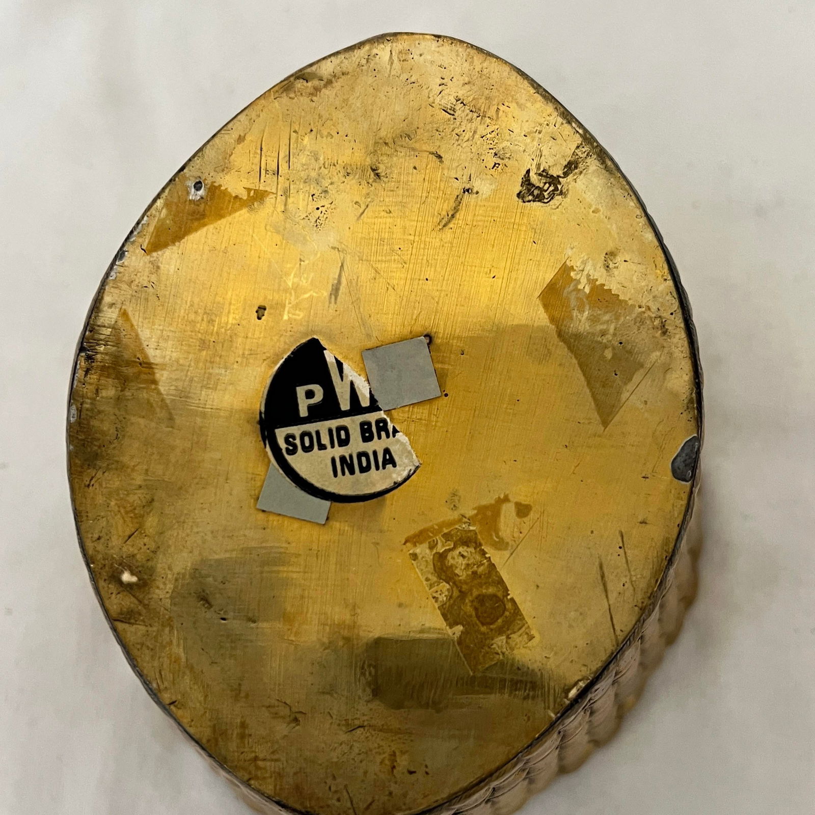 Mid Century Brass Bamboo Cachepot - 6