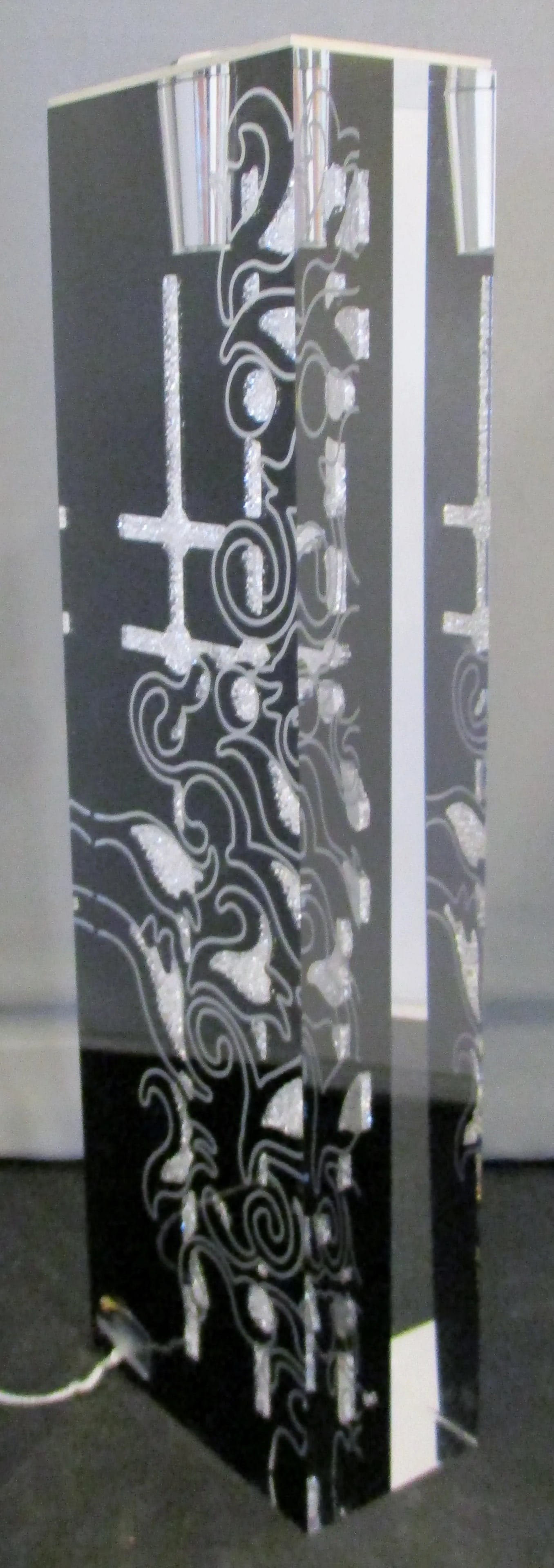 Implexions Crystal Infinity Poetic Tealight Lucite Candle Holder New in Box - 4