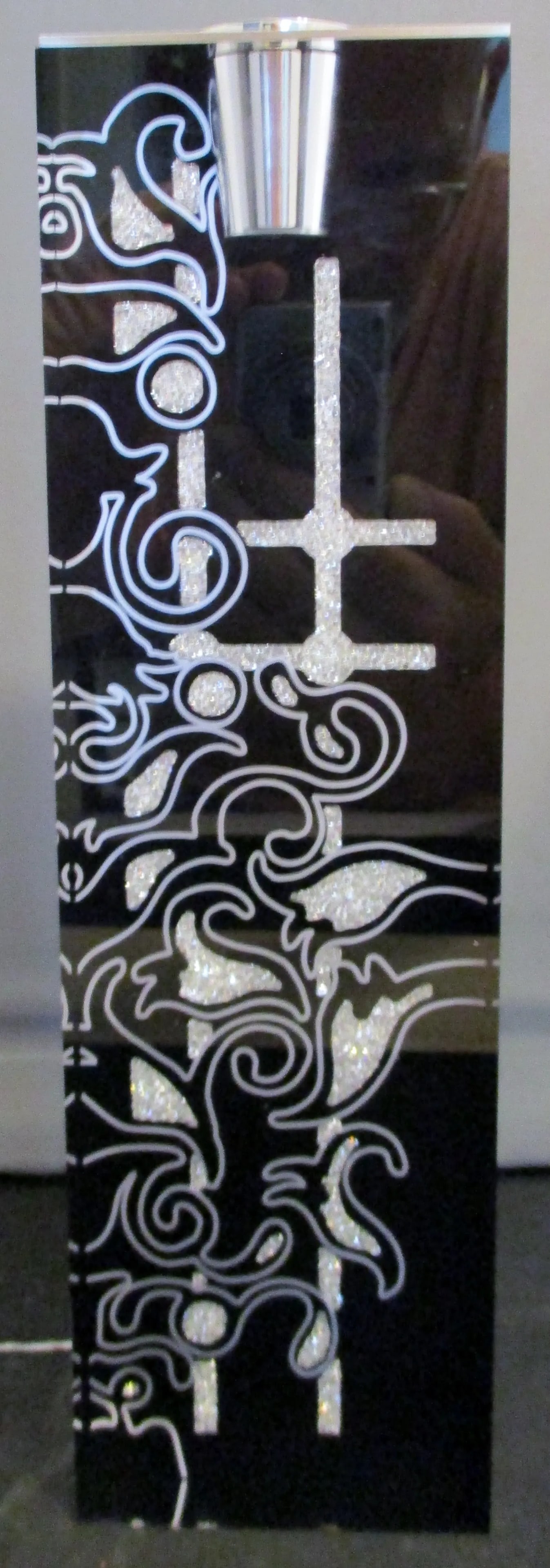 Implexions Crystal Infinity Poetic Tealight Lucite Candle Holder New in Box - 5