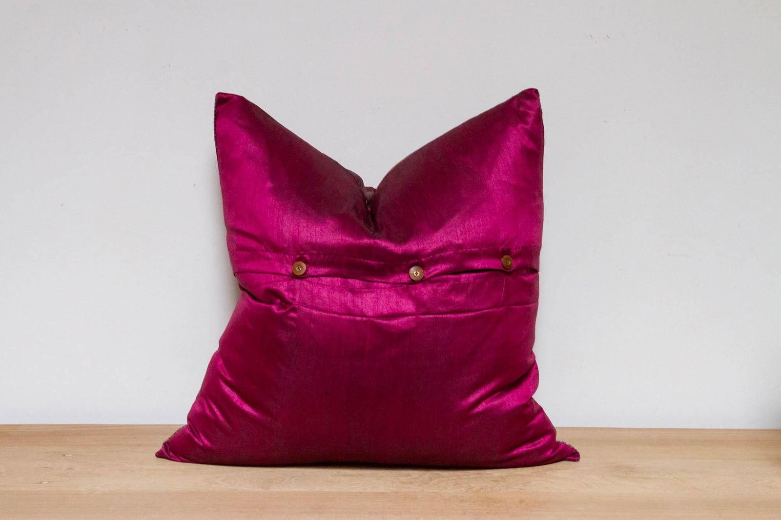 Malbec Festive Silk Euro Pillow Cover - 5