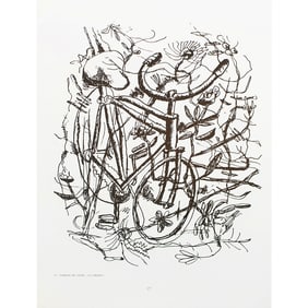 1990 After Fernand Leger "The Circus - Bicycle" Excerpt, Full-Color Parisian Print