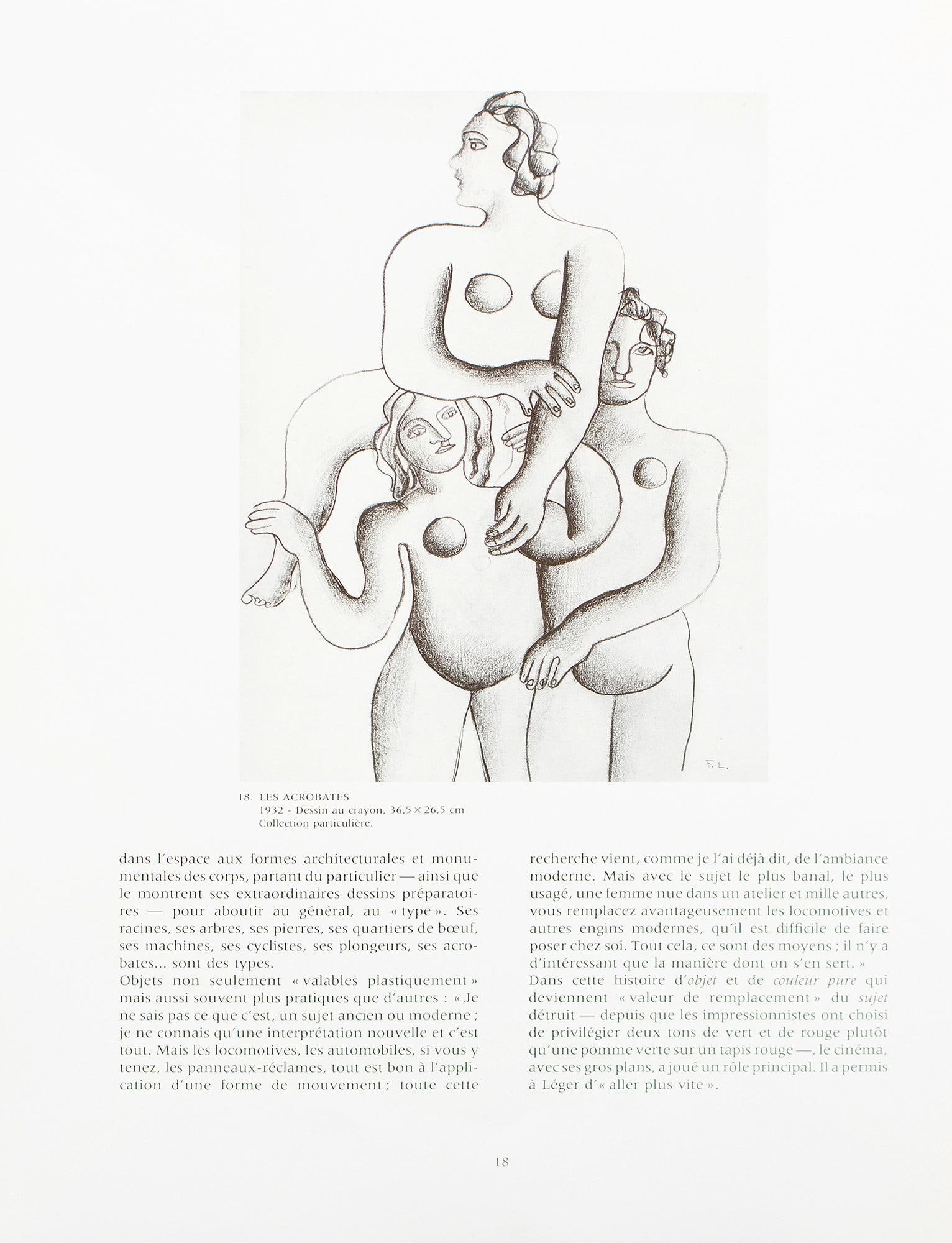 1990 After Fernand Leger "Branches", Black and White Parisian Print - 6