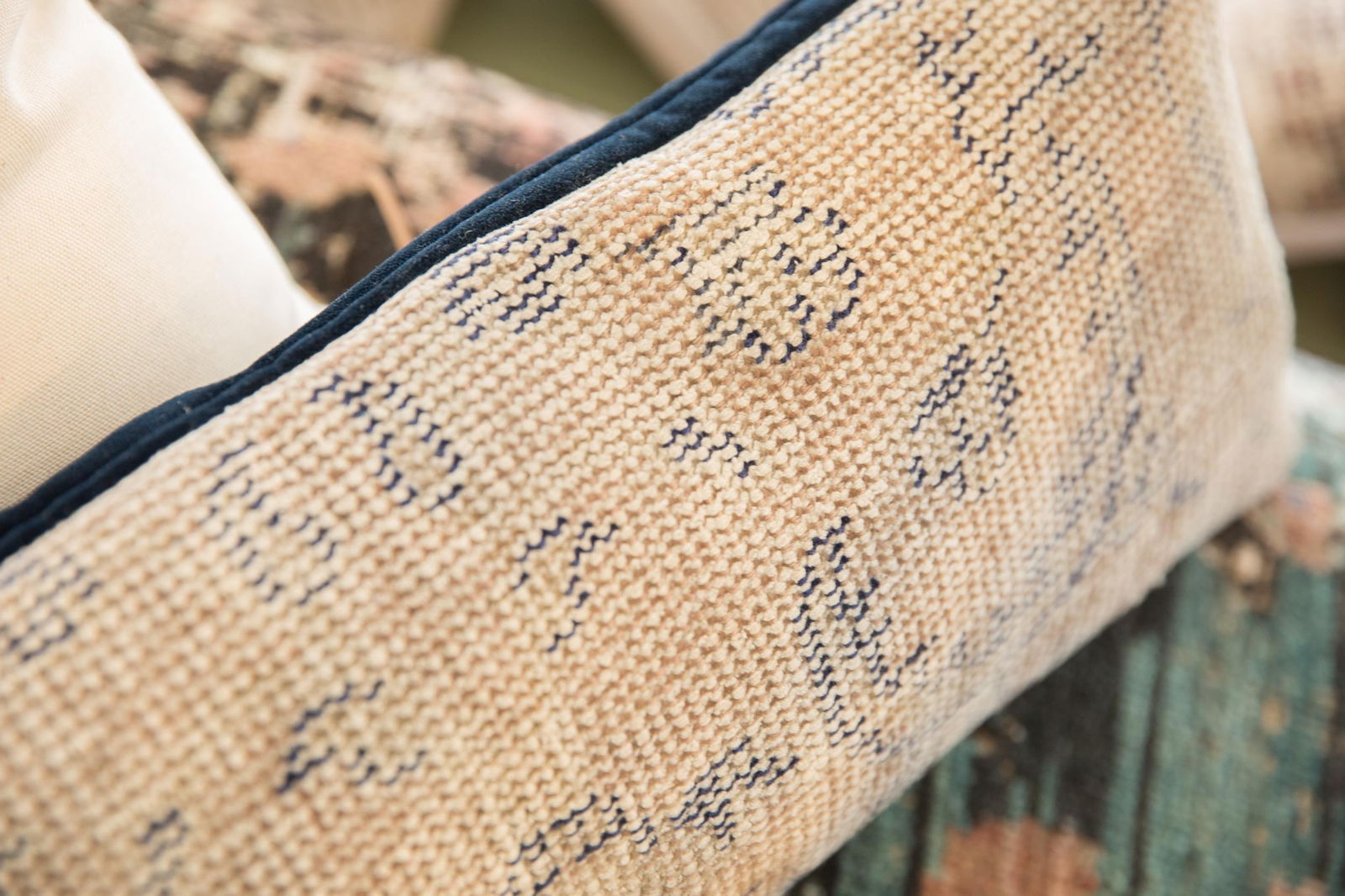 Reclaimed Rug Fragment Pillow - 2