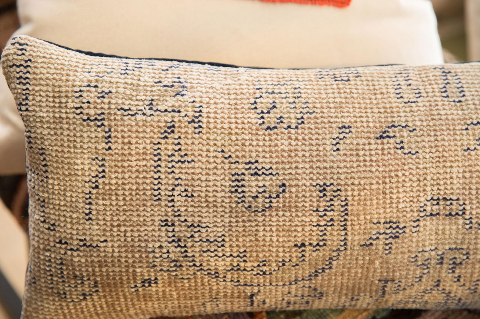 Reclaimed Rug Fragment Pillow - 6