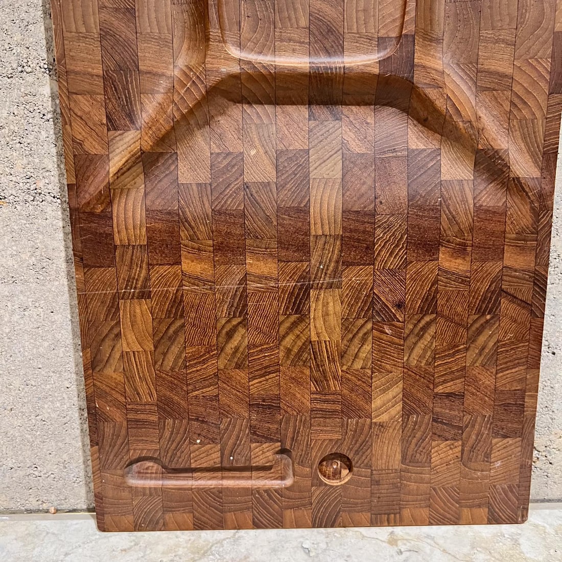 1960s Staved Teak Board Charcuterie Serving Platter Style Dansk - 2