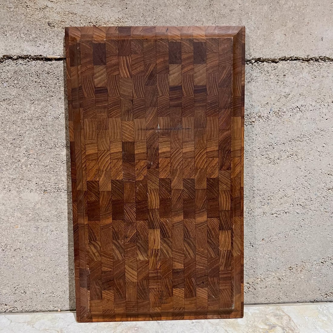 1960s Staved Teak Board Charcuterie Serving Platter Style Dansk - 5