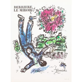 1966 After Marc Chagall, "Behind the Mirror" Poster