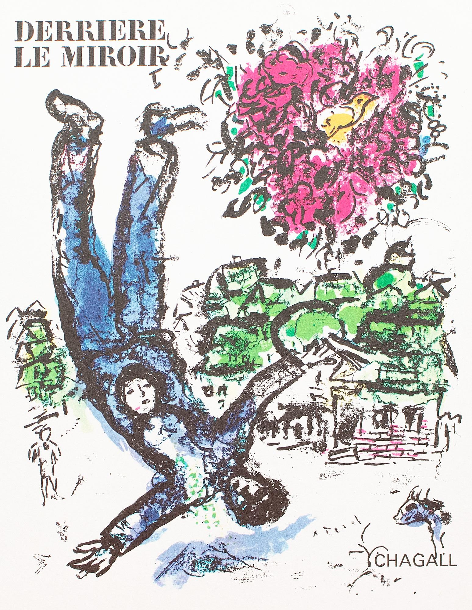 1966 After Marc Chagall, "Behind the Mirror" Poster - 5