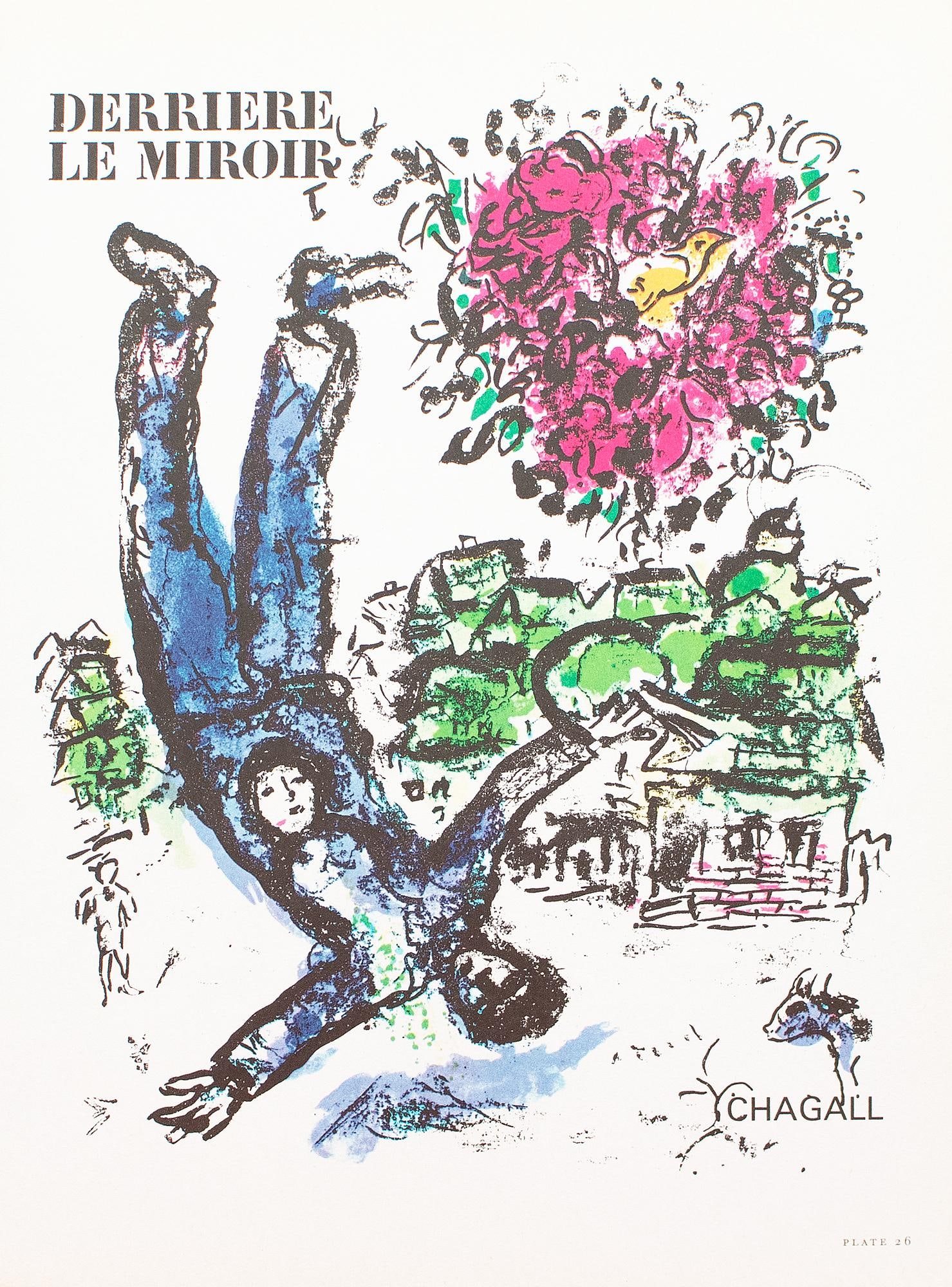 1966 After Marc Chagall, "Behind the Mirror" Poster - 6