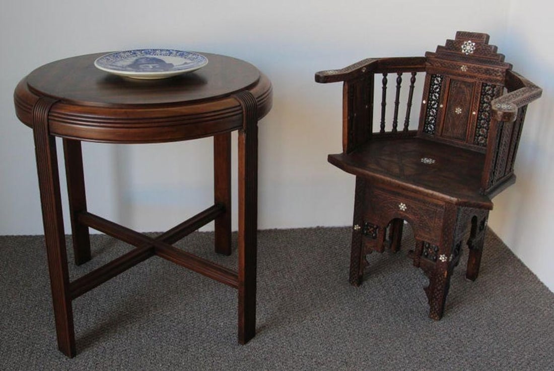 Delft Large Vintage Ceramic Plate Blue and White Dutch Holland Charger 1940s - 12