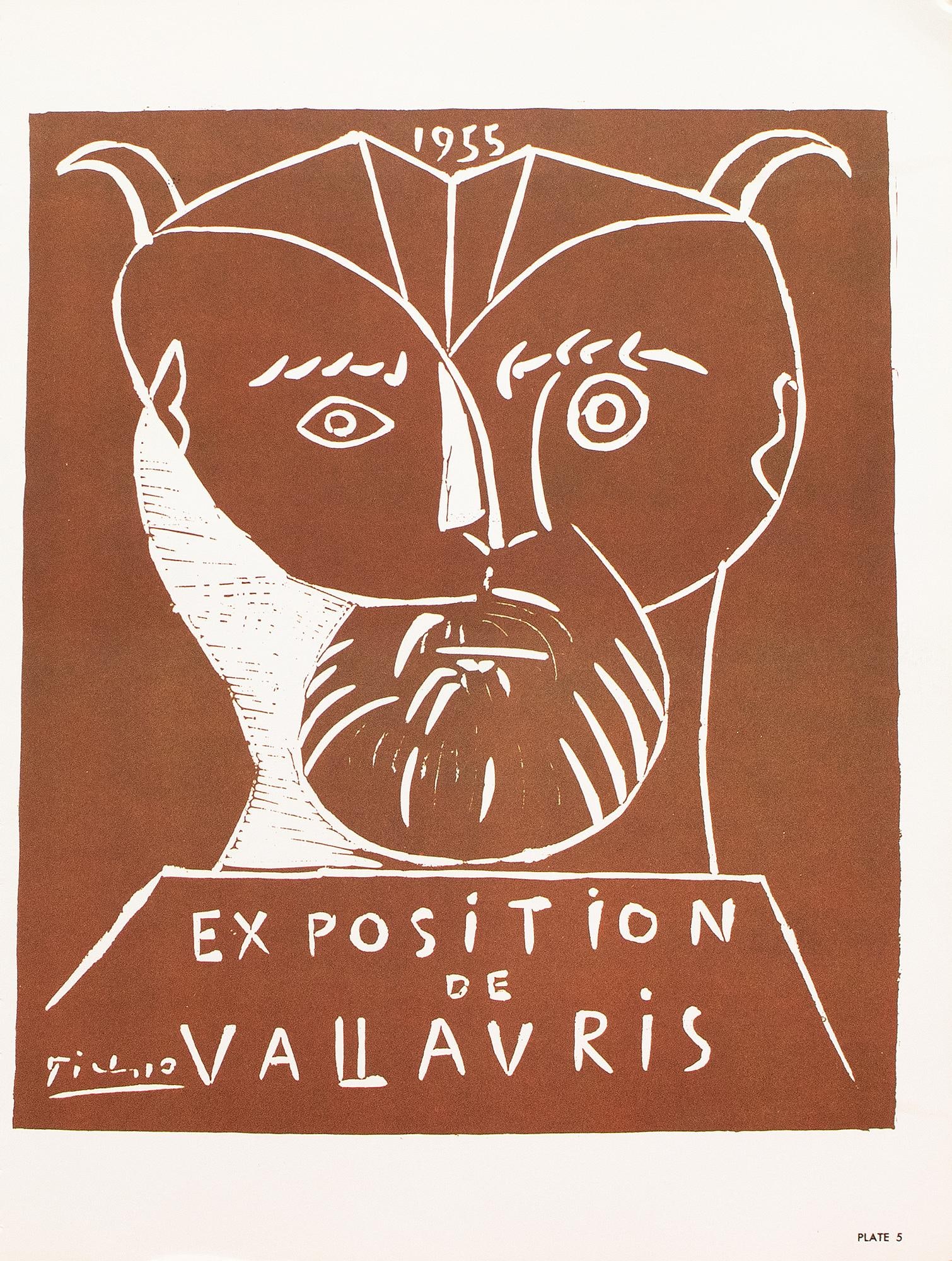 1957 After Pablo Picasso "Exposition De Vallauris, 1955" Full-Color Poster - 2