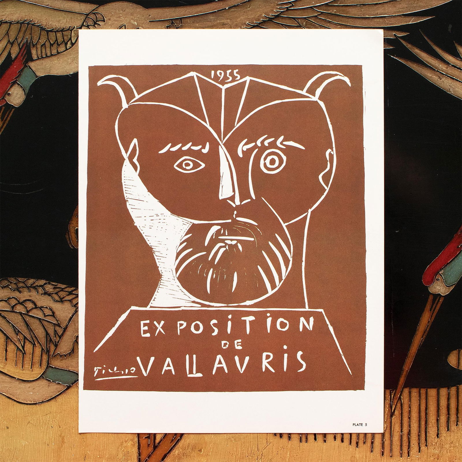 1957 After Pablo Picasso "Exposition De Vallauris, 1955" Full-Color Poster - 4