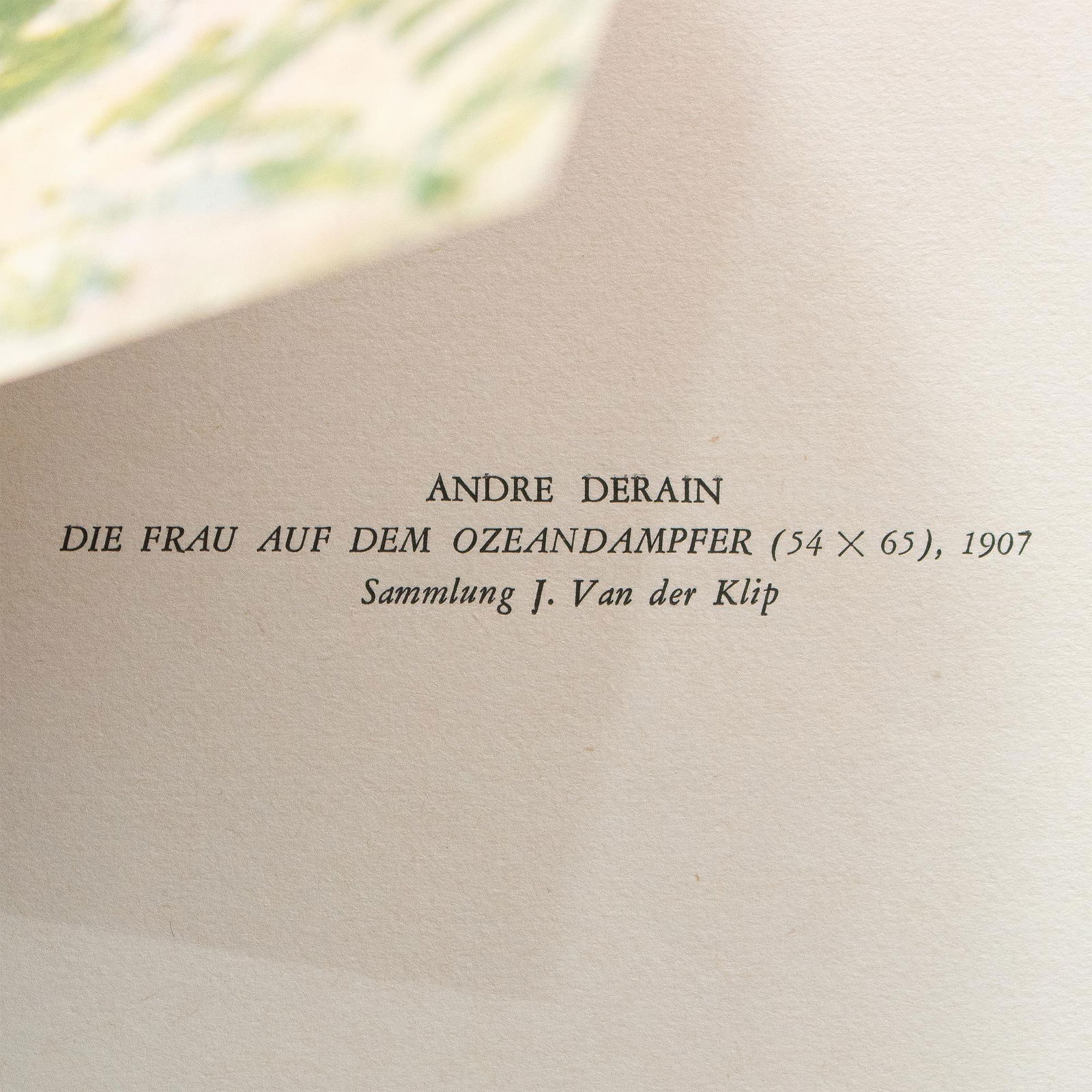 1950 After André Derain "The Woman at the Transatlantique", German Edition Offset Lithograph - 6