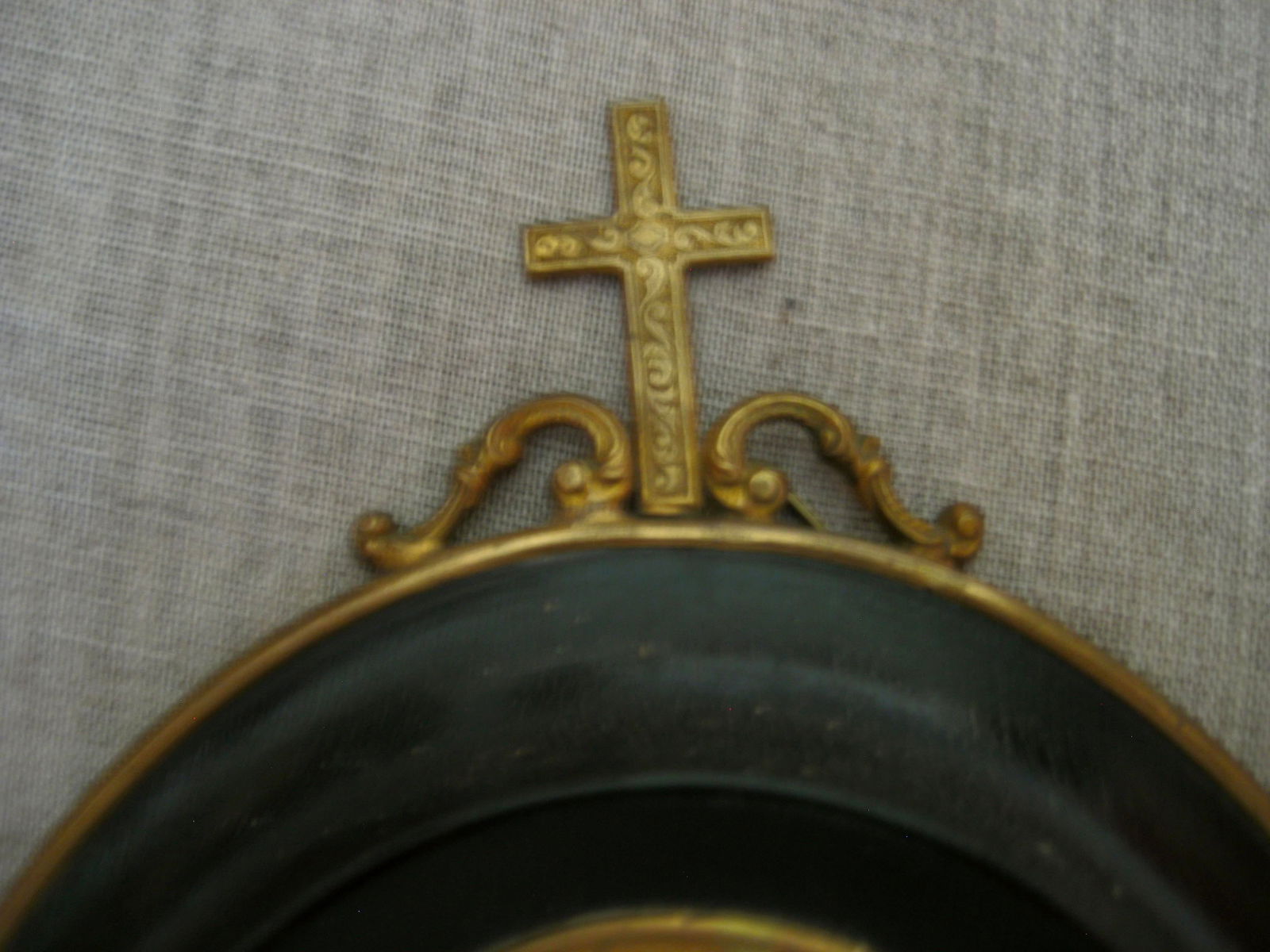 Mdi 19th Century Napoleon III Frame Meershaum Bas Relief Representing the Crucifixion - 5