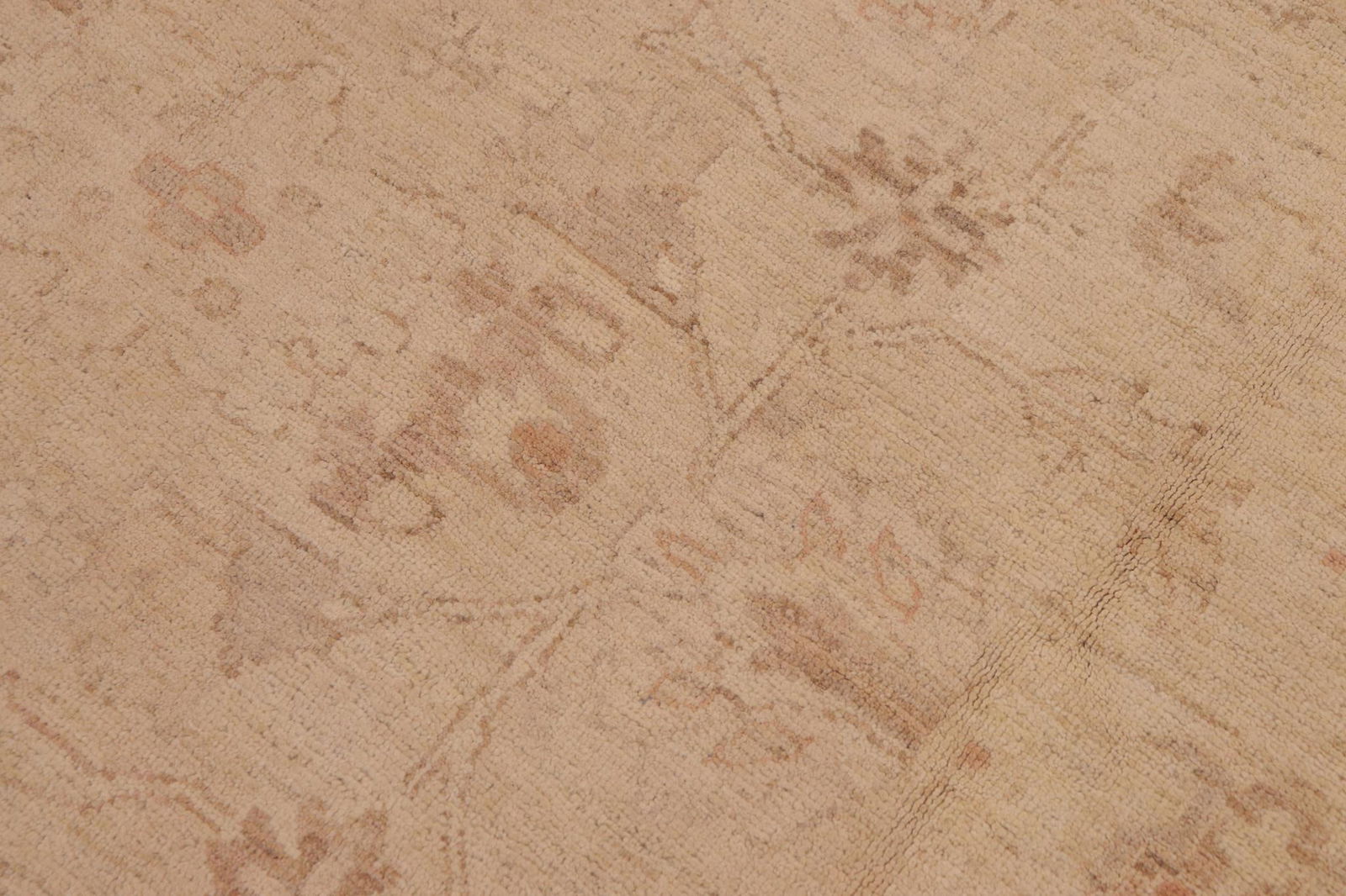 Boho Chic Ziegler Beige Brown Hand-Knotted Wool Rug- 8'9'' X 12'0'' - 5