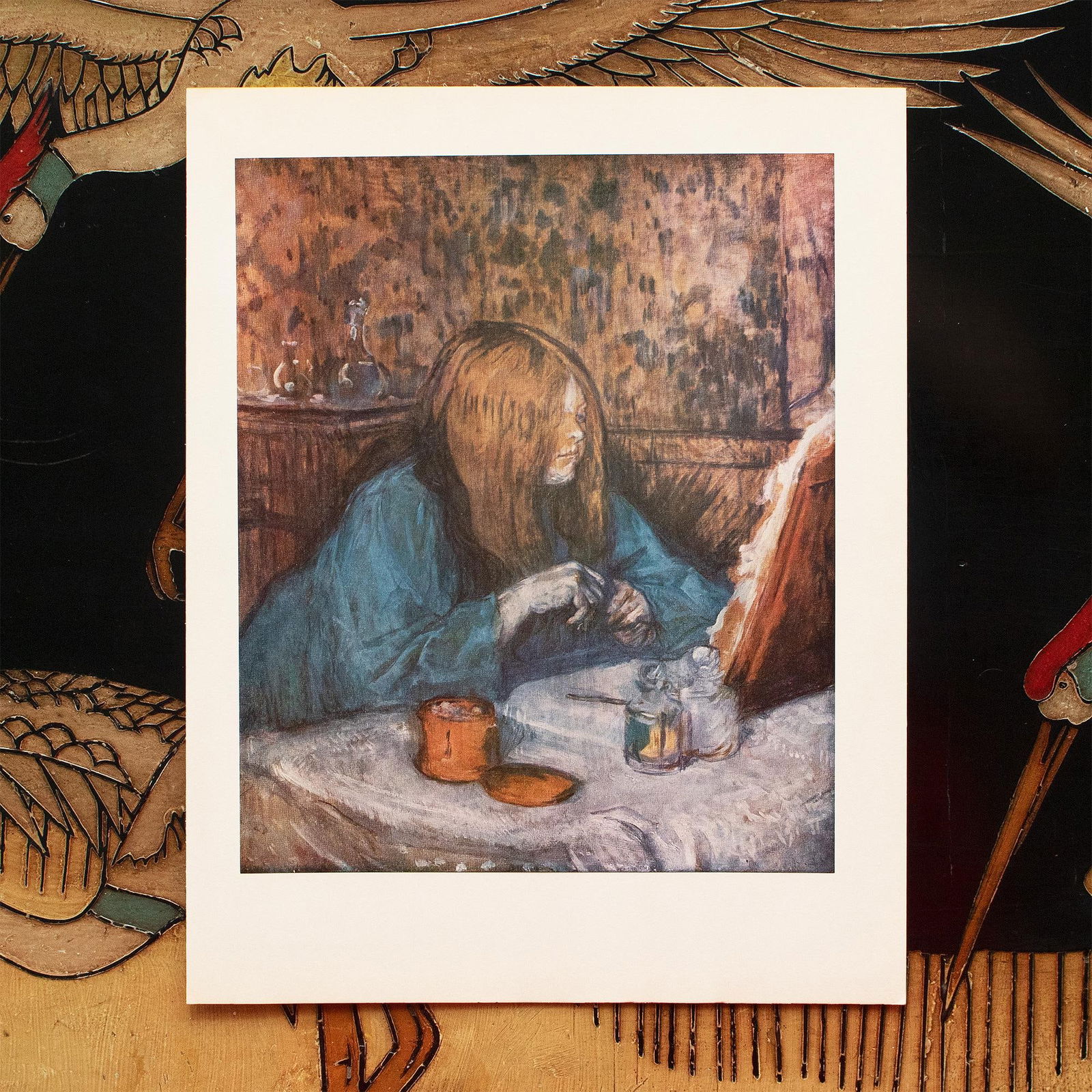 1952 After Toulouse-Lautrec "Woman at Her Toilette", Full-Color Print - 4