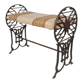 Art Deco Iron Bench C 1920/30's