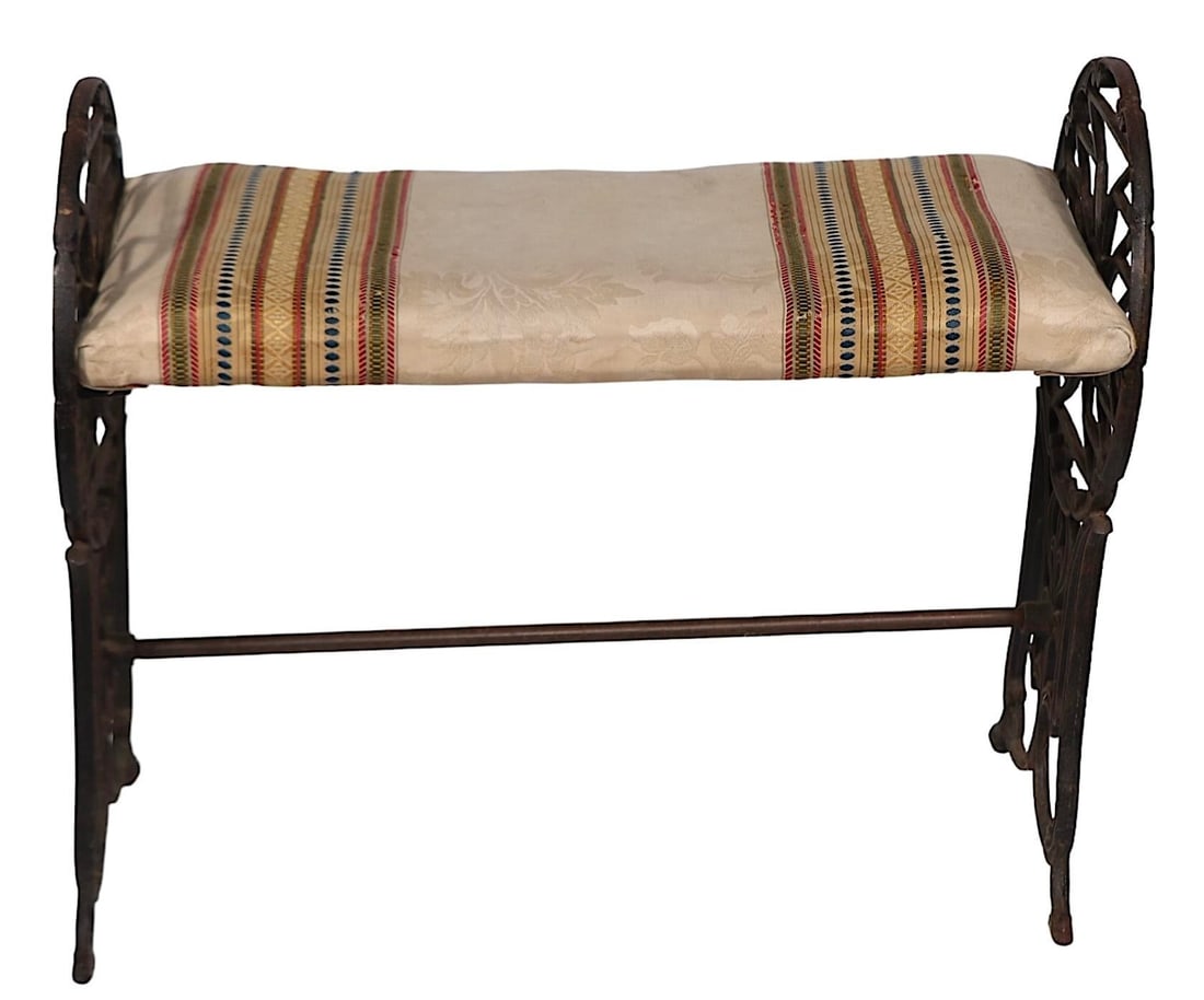 Art Deco Iron Bench C 1920/30's - 4