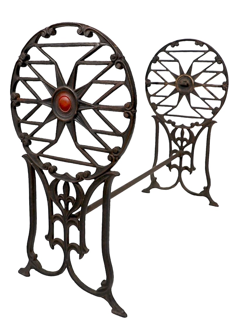 Art Deco Iron Bench C 1920/30's - 7