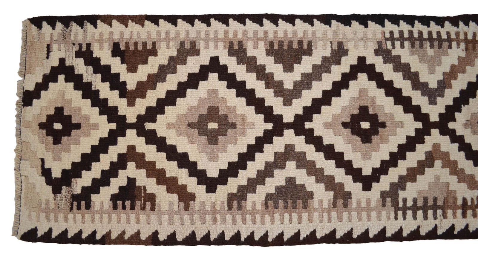 1960s Vintage Handmade Turkish Runner Rug Undyed Wool Hallway Rug - 2"²10"³ × - 11