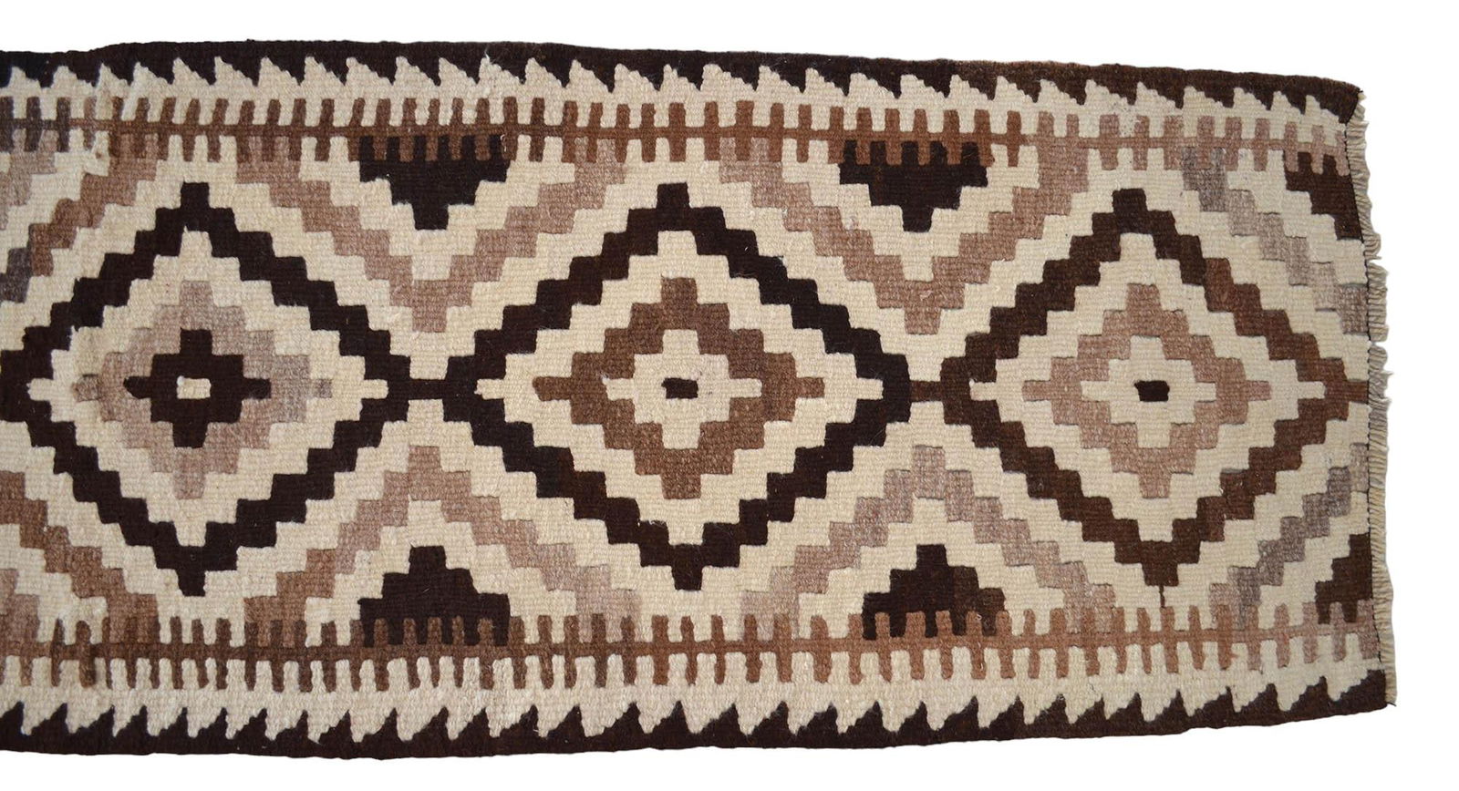 1960s Vintage Handmade Turkish Runner Rug Undyed Wool Hallway Rug - 2"²10"³ × - 12