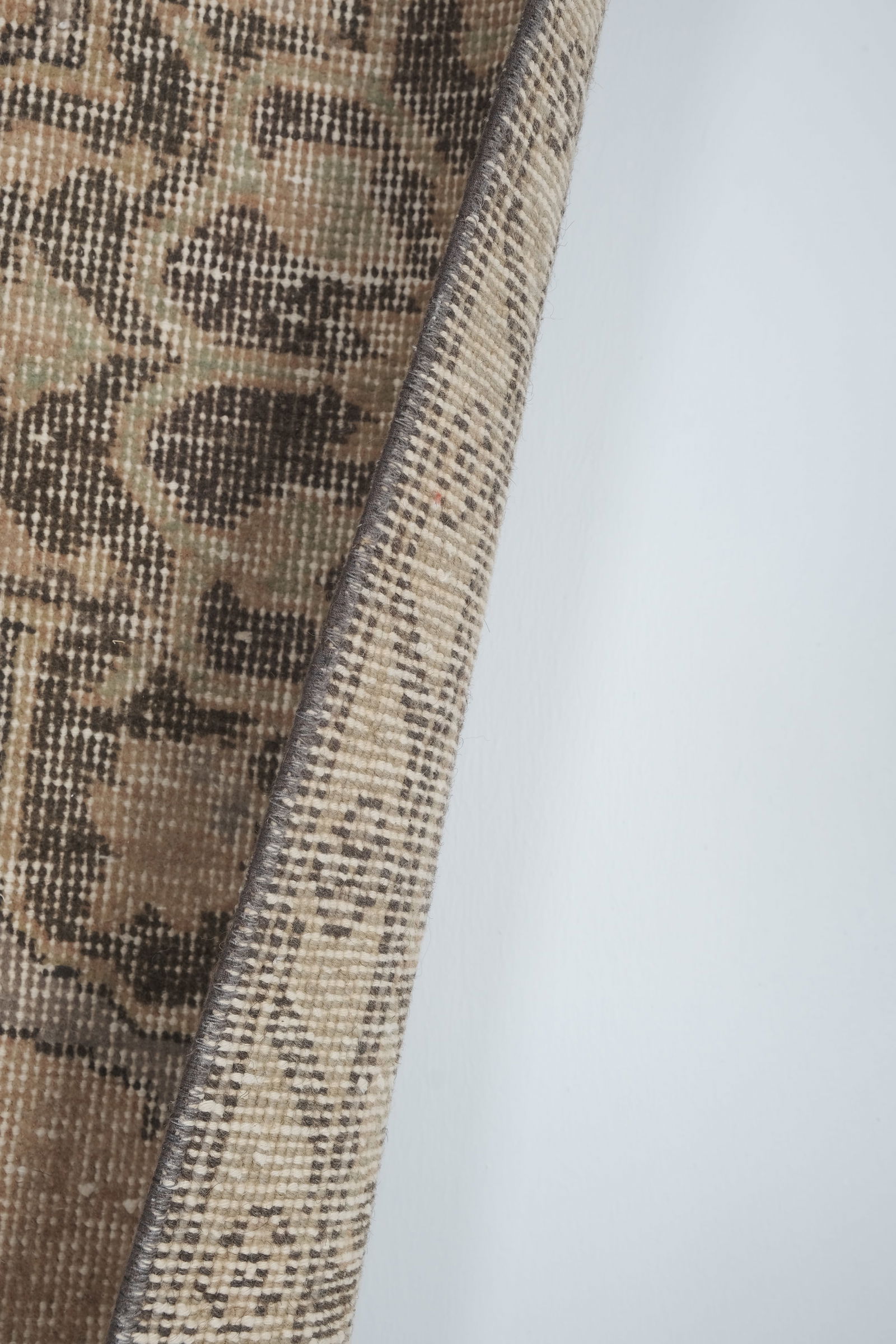 1960s Anatolian Turkish Hand-Knotted Runner 3'7' X 12'5'' - 12