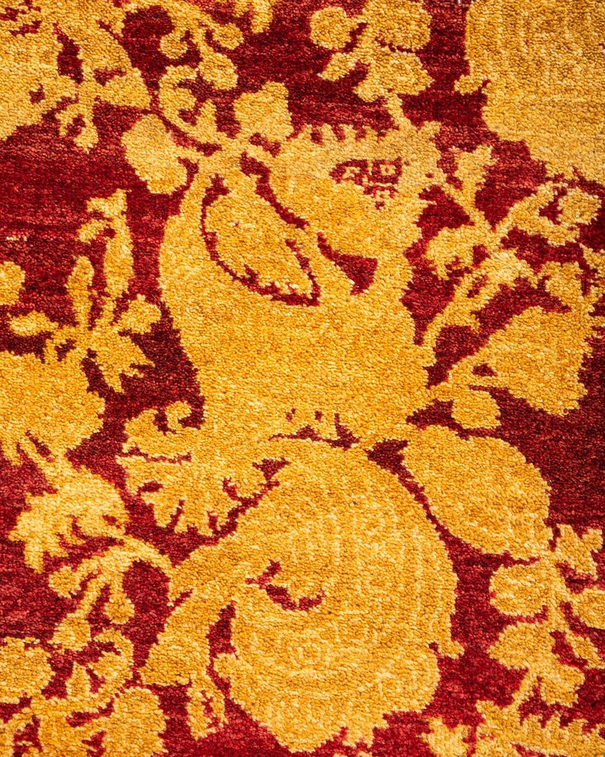 Mogul, One-of-a-Kind Hand-Knotted Area Rug - Red , 4' 8" x 7' 1" - 3