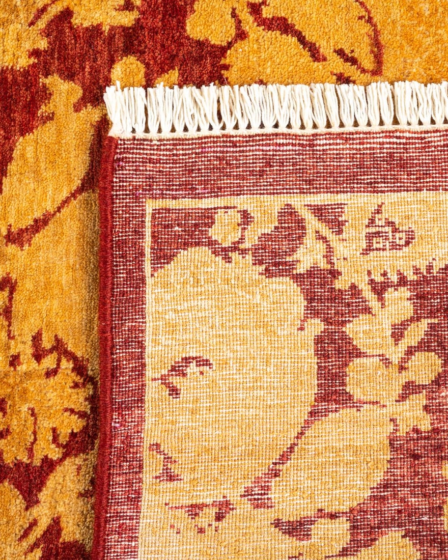 Mogul, One-of-a-Kind Hand-Knotted Area Rug - Red , 4' 8" x 7' 1" - 5