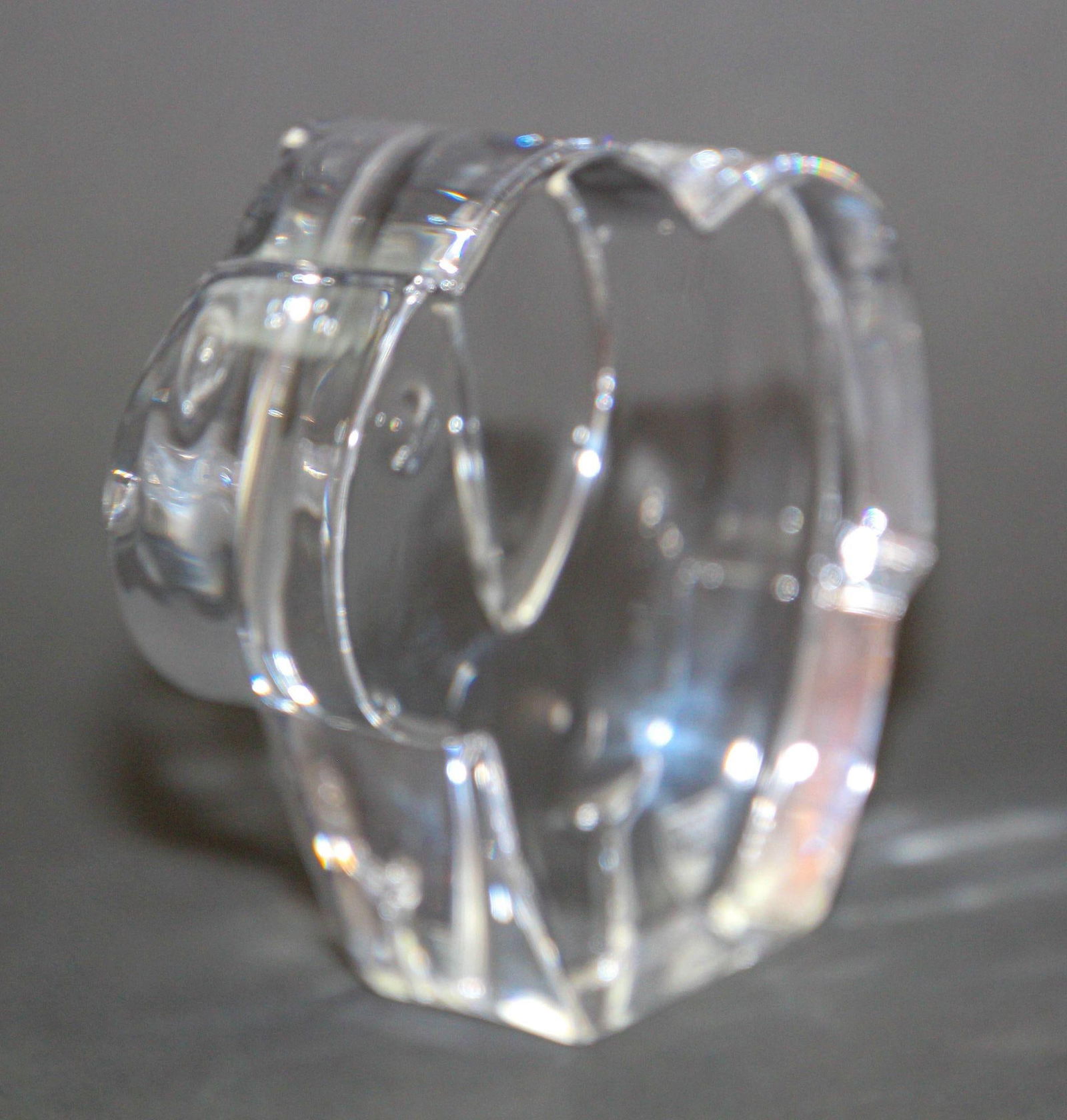 Orrefors Sweden Martti Rytkönen Crystal Elephant Orrefors Glass Paperweight - 5