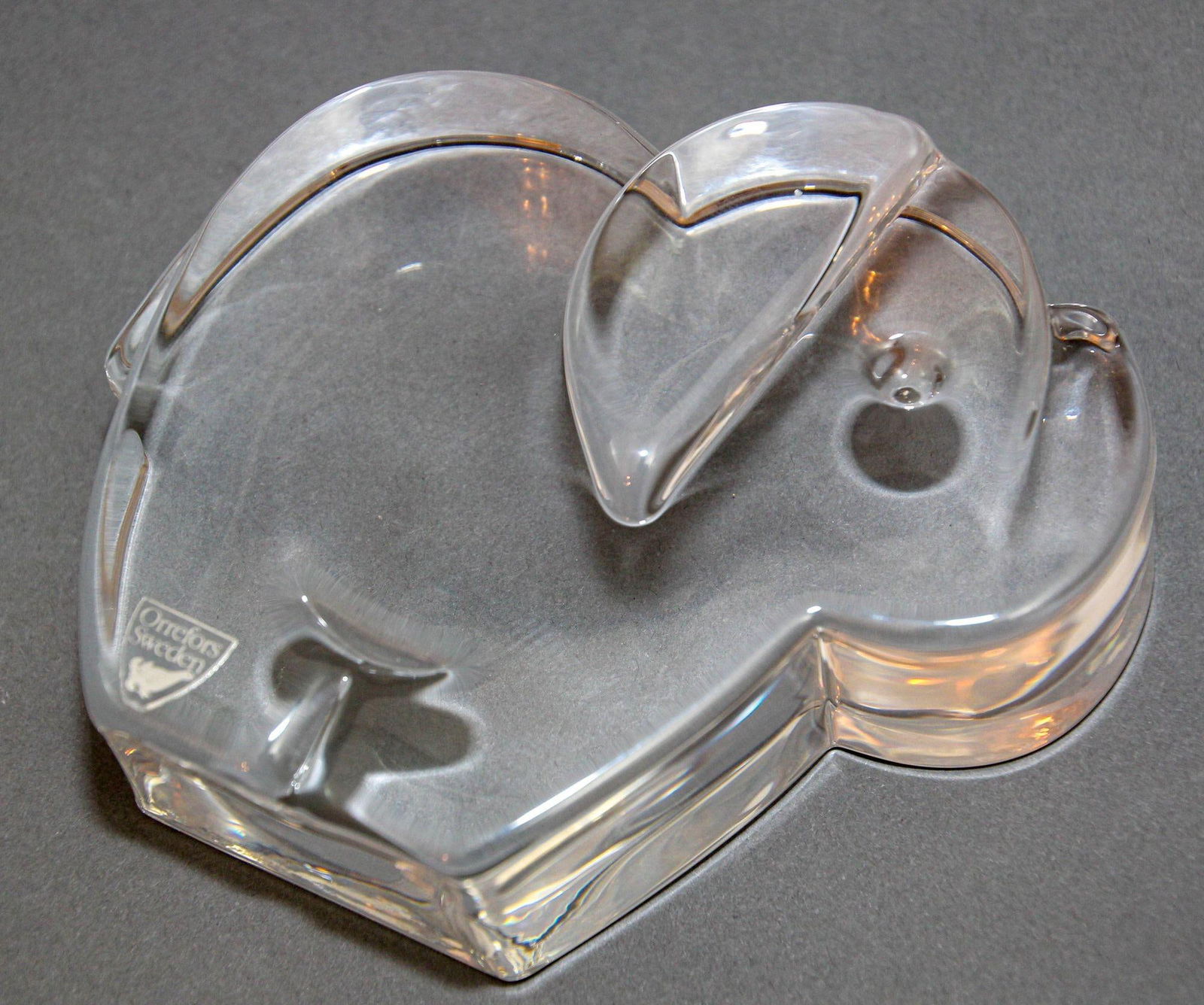 Orrefors Sweden Martti Rytkönen Crystal Elephant Orrefors Glass Paperweight - 7