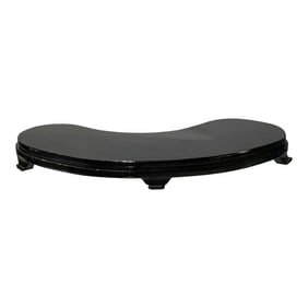 6" Dark Brown Wood Arch Irregular Shape Display Stand Riser Easel