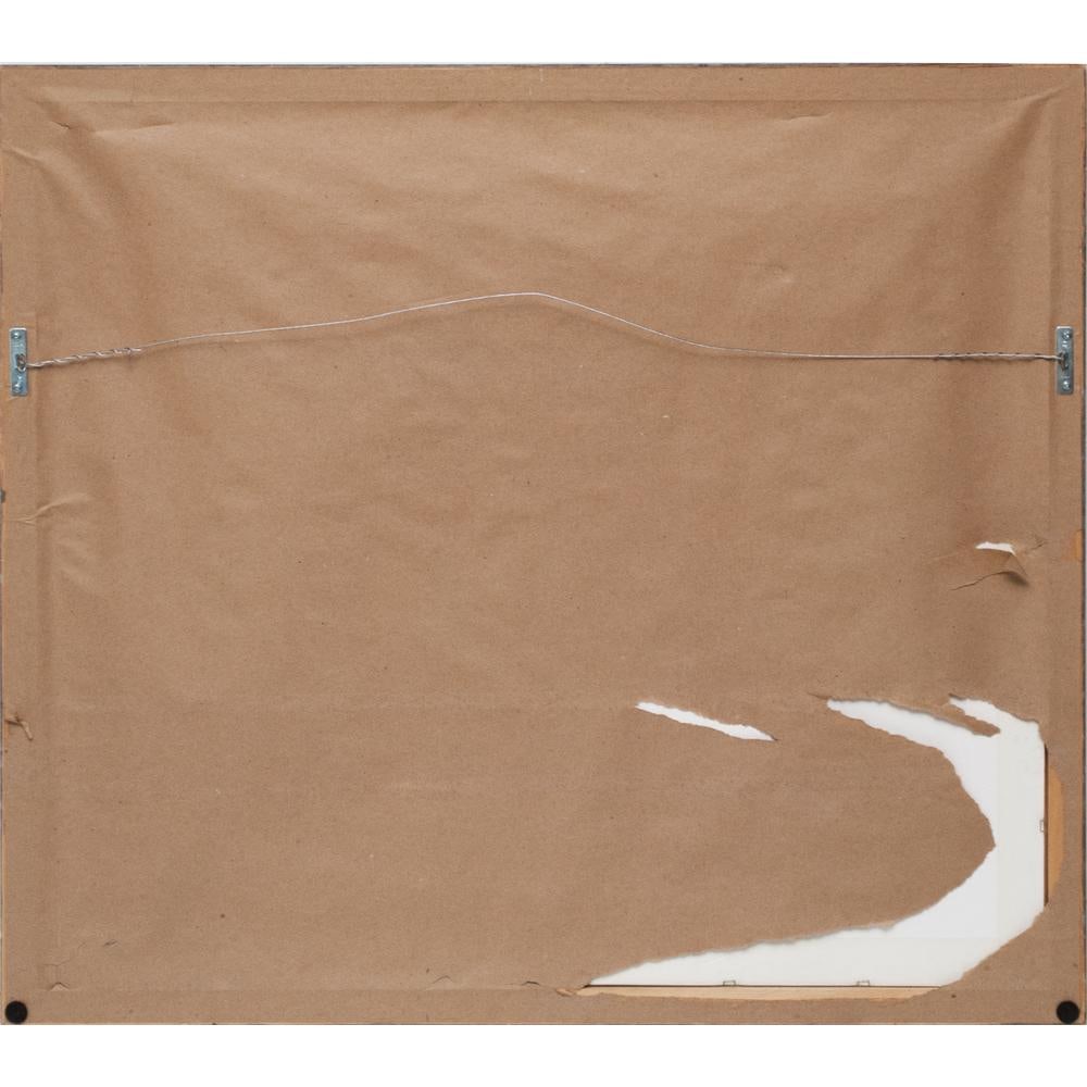 20th Century Poster of the Edo Era Japanese Byobu Screen (Fragment) in Bamboo Style Wood Frame - 6