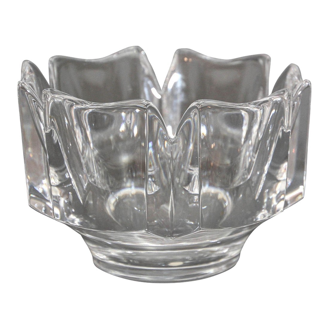 Lars Hellsten Orrefors Crystal Corona Bowl 1960s (1 of 12)