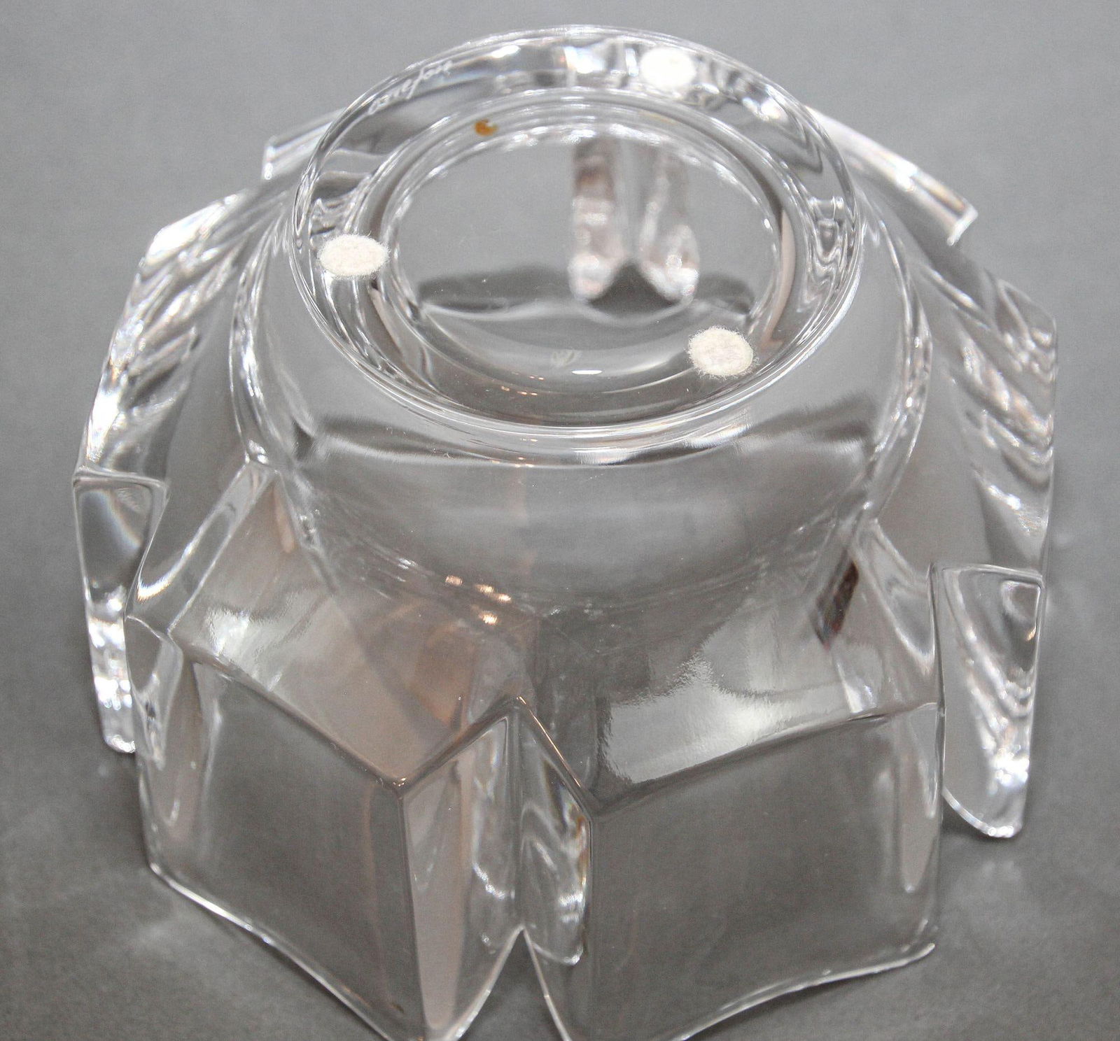 Lars Hellsten Orrefors Crystal Corona Bowl 1960s - 5