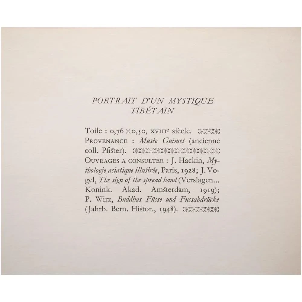 1954 Portrait of a Tibetan Mystic, First Edition Parisian Full-Color Print - 6