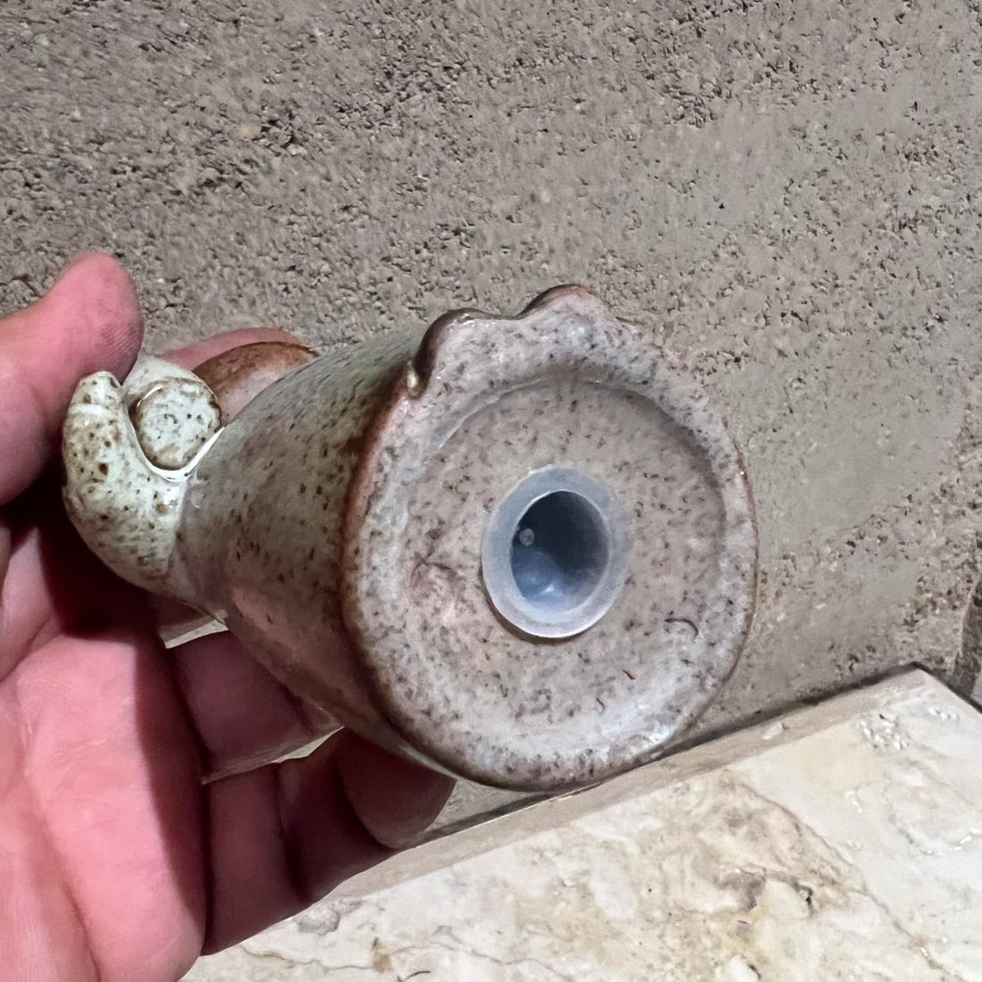 Mid-Century Modern Art Pottery Salt Pepper Shaker Set Japanese Stoneware - 6