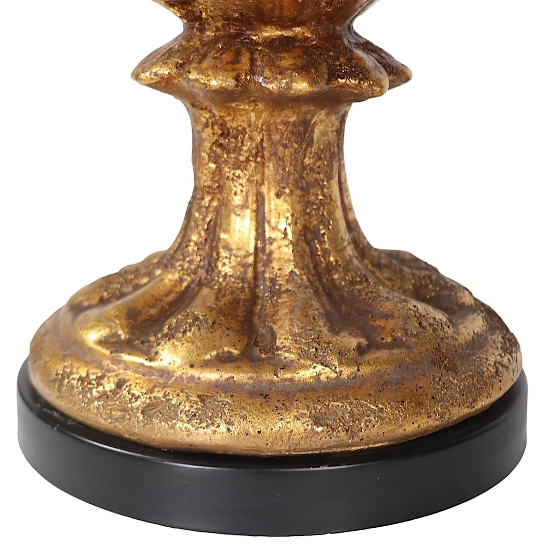 Mid Century Hollywood Regency Gilt Table Lamp C 1950/70's - 3