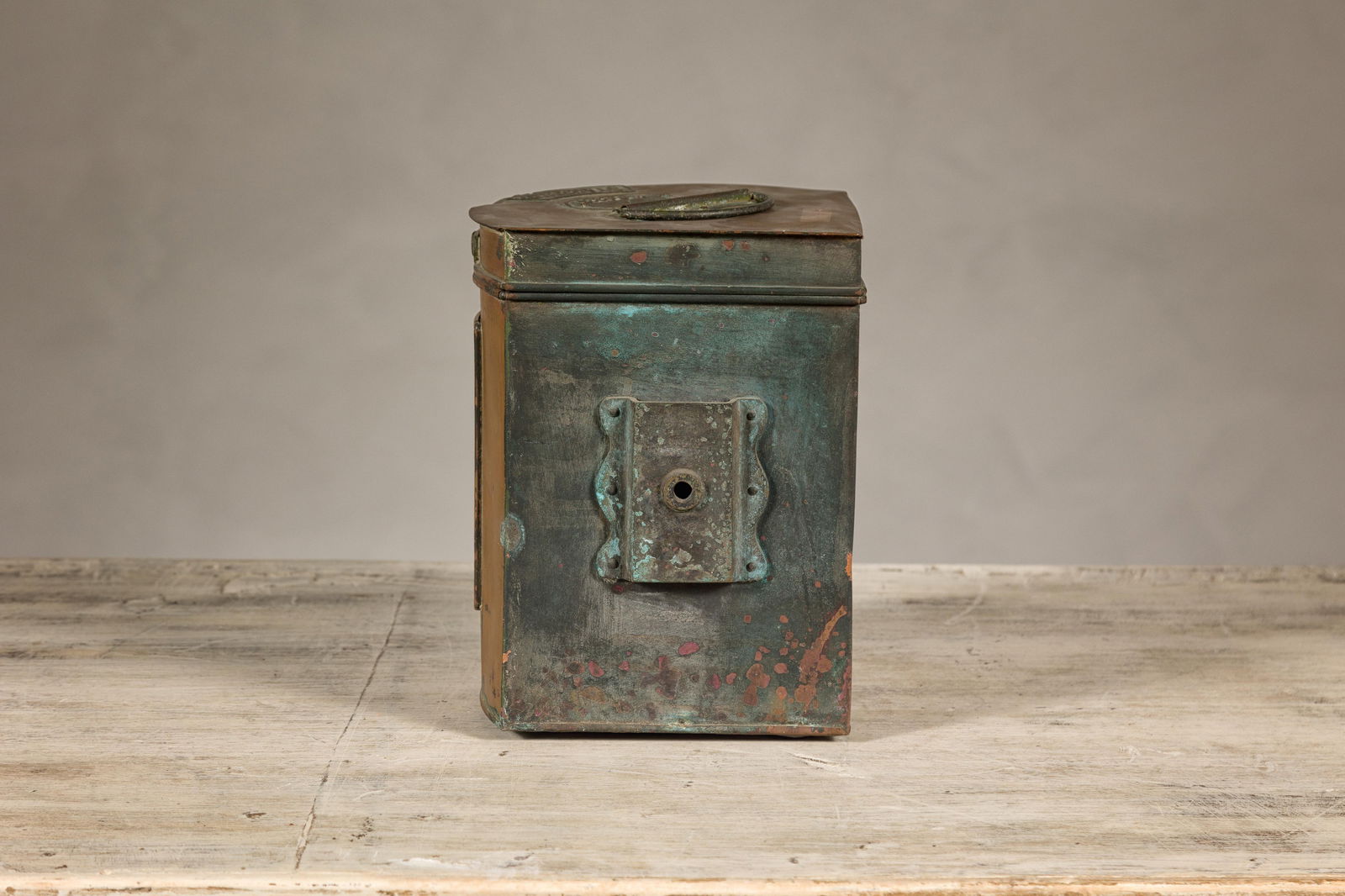 Nautical Tung Woo Starboard Ship Navigation Copper Lantern with Label - 11